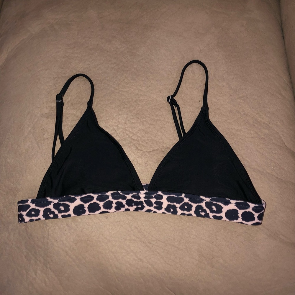 NEW Swim Top w/ Leopard Accent.